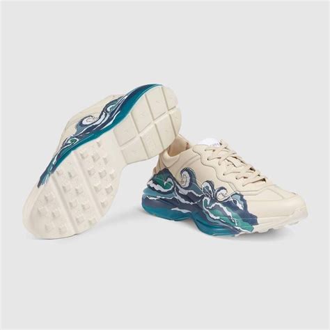 wave gucci shoes|Gucci rhyton wave 576052.